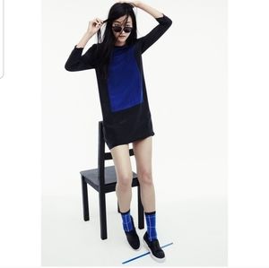 Madewell | Colorblock Silk Centerpiece Mini Dress